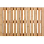 WENKO BAMBUS Badematte 40 x 60 cm, Braun, Indoor & Outdoor