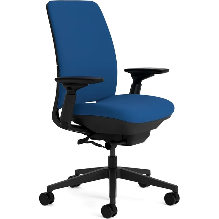 Steelcase Amia Bürostuhl, Plastic, Königsblau, 68x56. 5x99