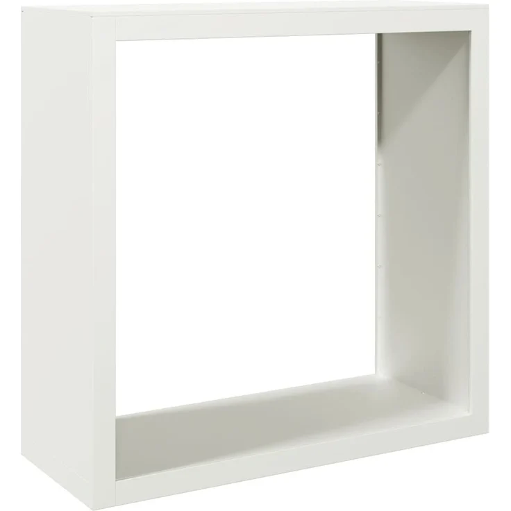 vidaXL Brennholzregal Weiß 100x40x100 cm Stahl 850969 – Bild 1
