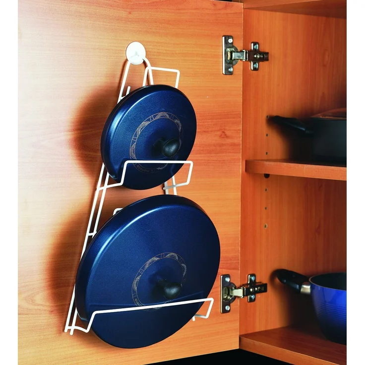 METALTEX 362806 Kiwi Topfdeckelhalter / Topfdeckel - Halter / Deckelhalter / Raumsparer – Bild 2