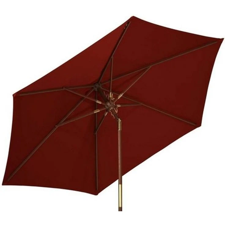Kai Wiechmann Sonnenschirm Runder Balkonschirm 240 cm als hochwertiger Schattenspender, knickbarer Gartenschirm mit Windauslass & UPF 50+ – Bild 4
