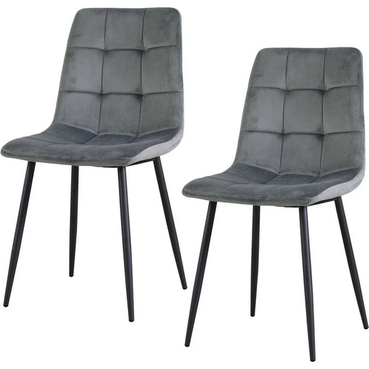 HTI-Living Esszimmerstuhl Stuhl Mesa Velvet 2er-Set (Set, 2 St), Esszimmerstuhl Samt – Bild 1