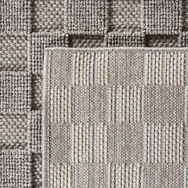 SIMPEX24 Designteppich Einfarbig Boucle Loop, Rechteckig, Höhe: 7 mm, Teppich Wohnzimmer, Schlafzimmer, Gästezimmer – Bild 3