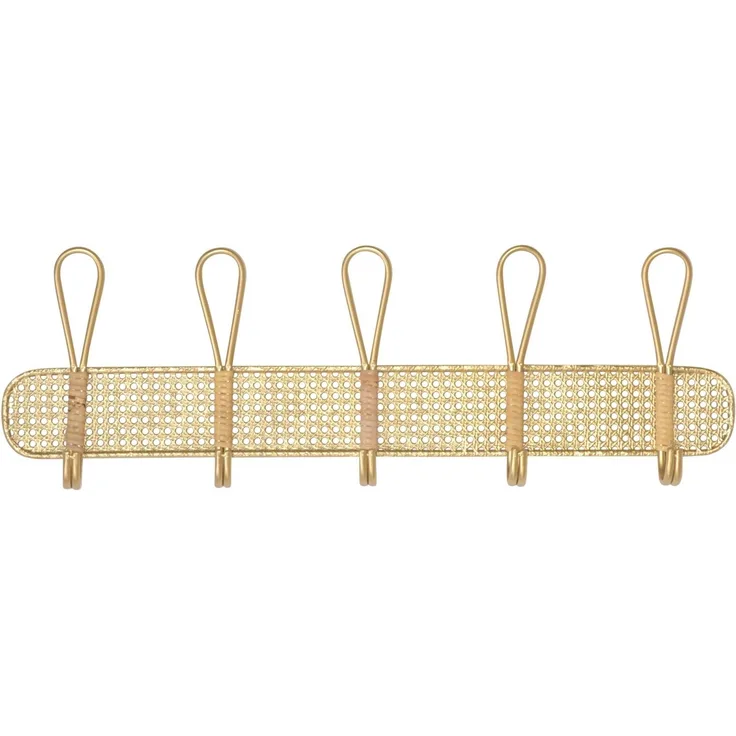 Wandgarderobe aus Metall "Ina" 5 Haken