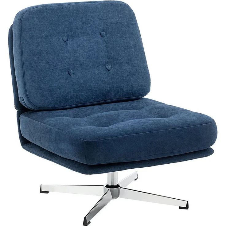 HOMCOM Relaxsessel breiter Loungesessel (Moderner Polsterstuhl, 1-St, Sessel), 360° drehbar, extra breiter Sitz – Bild 1