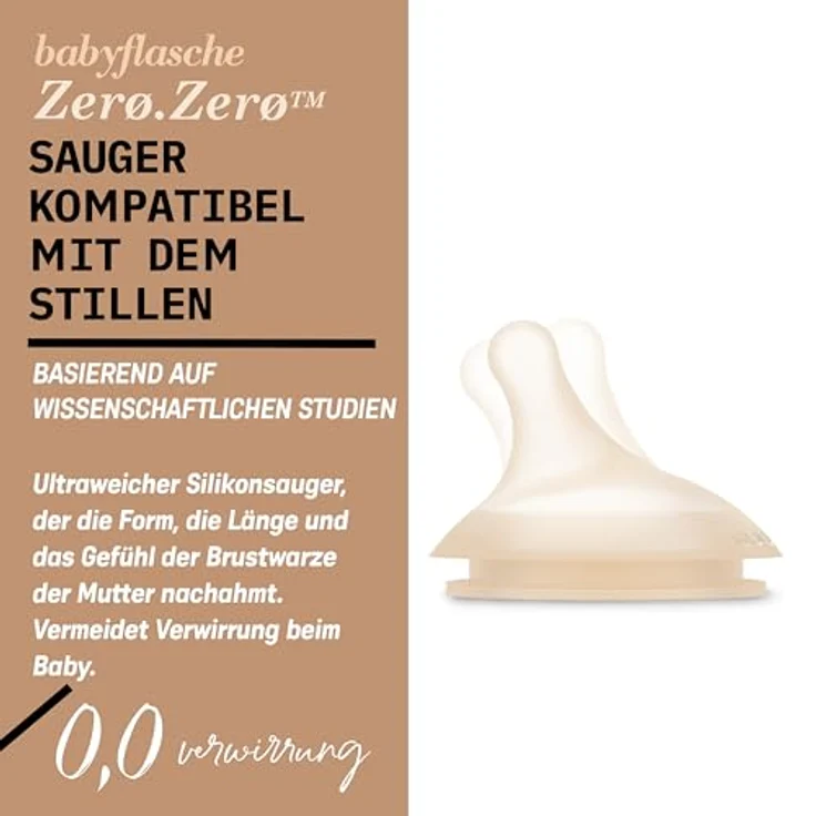 Suavinex Babyflasche - Zero Zero - Medium Flow 270 – Bild 8