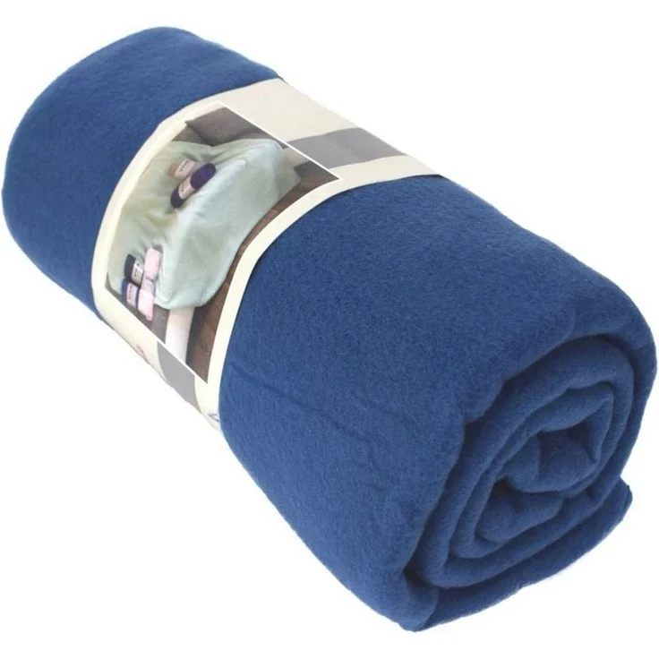Color Expert 'Polarfleece' Fleecedecke, Polyester aqua, 130 x 170 cm – Bild 1
