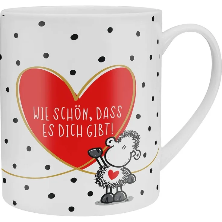 Tasse Tee- Kaffeetasse Kaffeebecher Geschenk XL 60cl Sheepworld GIBT 046219
