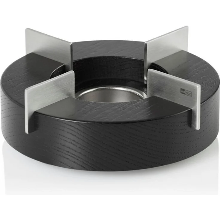 AdHoc Kannenstövchen Tuto, (1-tlg), Speisewärmer und Kannenstövchen aus Holz & Edelstahl 14,5 cm – Bild 2