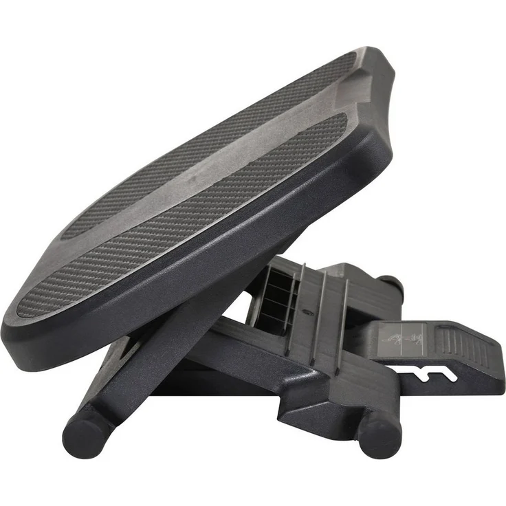 HOMCOM Fußhocker 3 Höhen Verstellbare Fußstütze (Fußbank, 1 St, Fußablage), Schwarz 45 x 34 x 10-16,5 cm – Bild 5