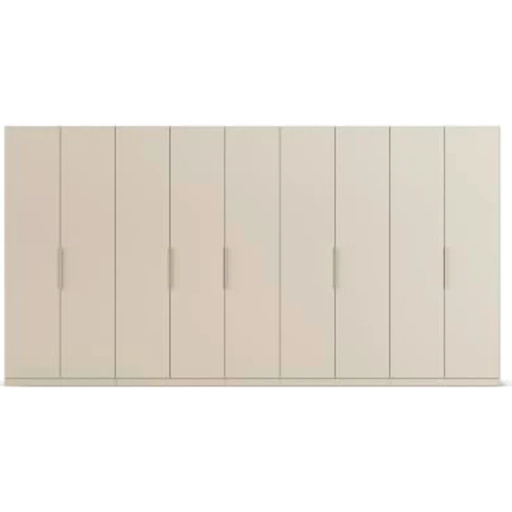 Rauch Möbel MYLORA, Kleiderschrank, Farbe Beige, Breite 405 cm | Schrank mit patentiertem Schnellmontagesystem, 9-türig, Zubehör Premium, für Schlafzimmer, Ankleidezimmer, Garderobe – Bild 11