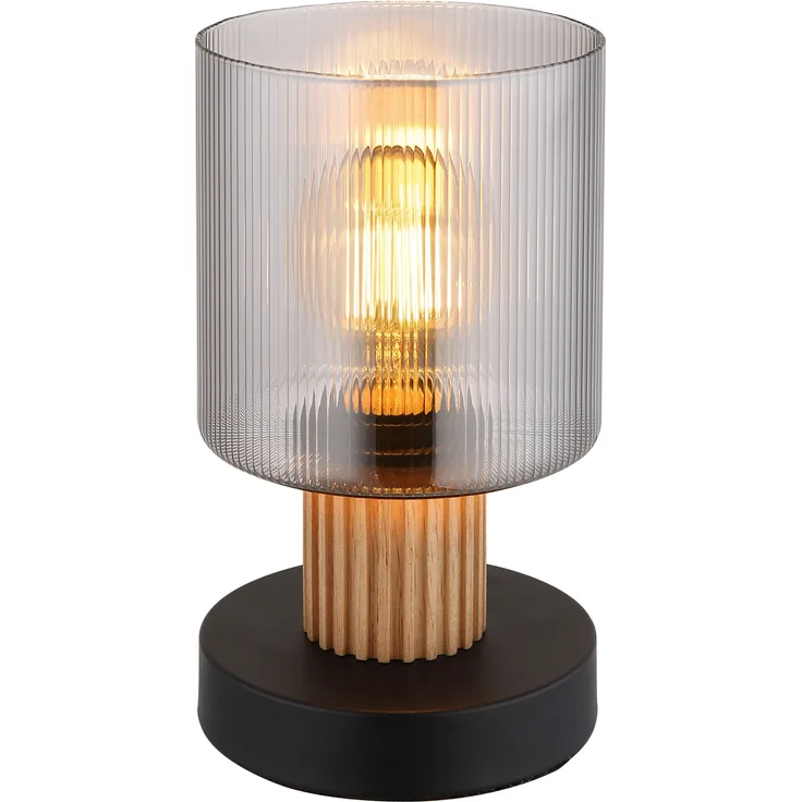 GLOBO Lighting Tischleuchte SMOKY DH 12x21 cm bunt Tischlampe Klemmleuchte Schreibtischleuchte Schreibtischlampe
