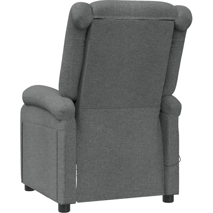 vidaXL Massagesessel Dunkelgrau Stoff 340937 – Bild 5