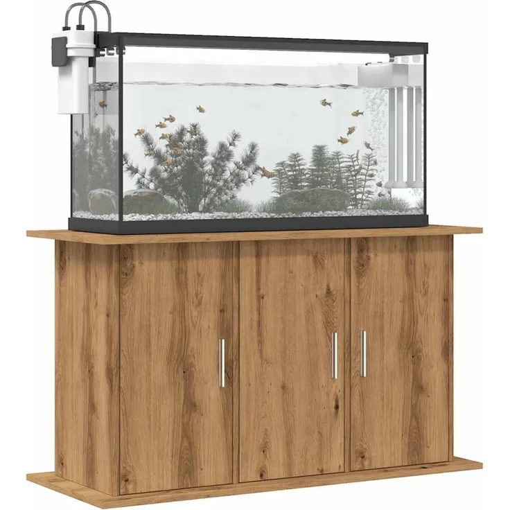 vidaXL Aquarienständer aus Holzwerkstoff in Artisan-Eiche, 101 x 41 x 58 cm