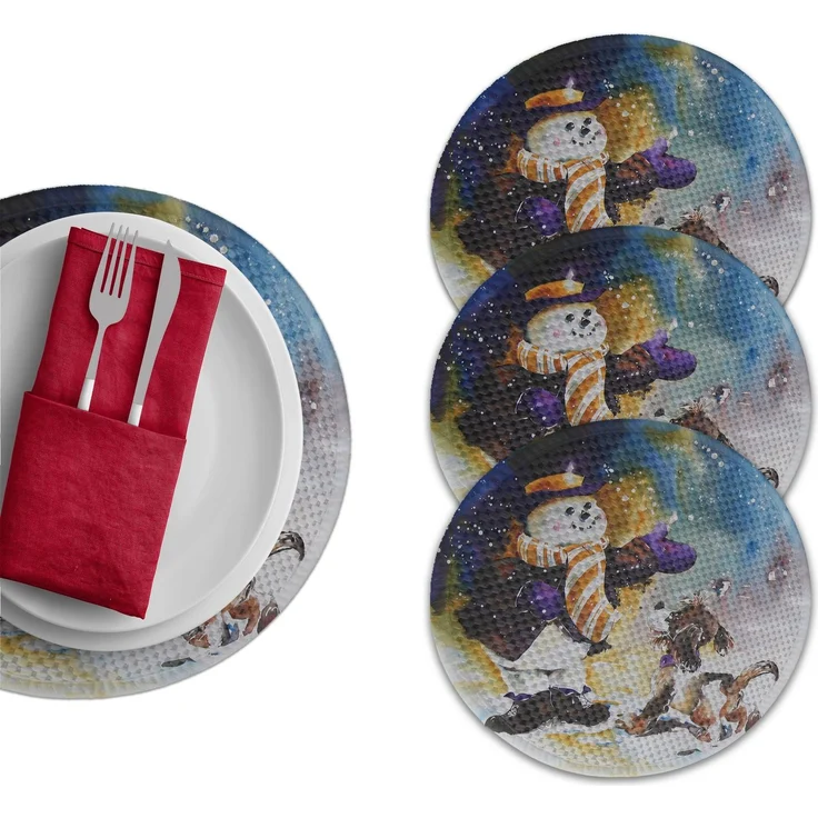 Hermia Concept '3181Supla' Tischset, Mehrfarbig, Ø 37 cm – Bild 1