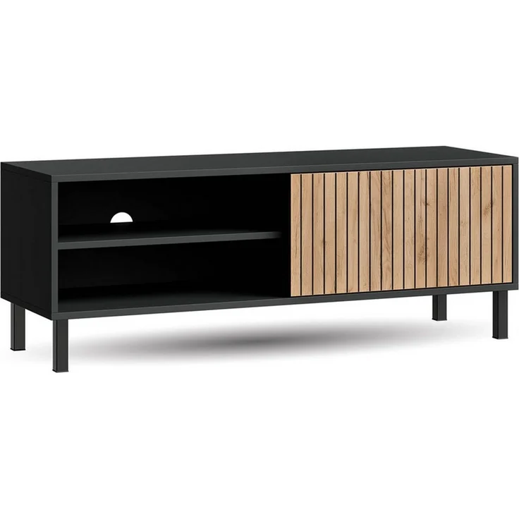 Planetmöbel TV-Board LIORA TV-Schrank 120 cm (TV-Schrank für Wohnzimmer, stehend), Fernsehschrank ideal für Fernseher bis zu 55 Zoll – Bild 5