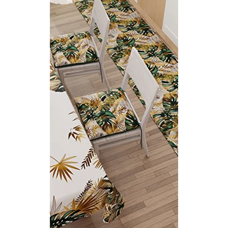 PETTI Artigiani Italiani - Teppich für Küche, rutschfest und waschbar, 52 x 440 cm, Design Tropical 04, 100% Made in Italy – Bild 6