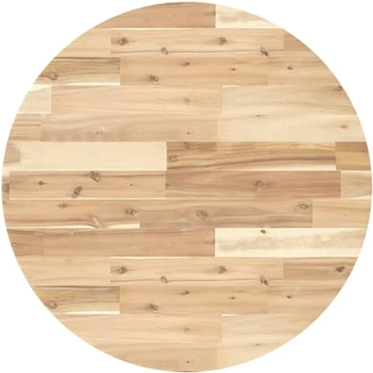 vidaXL Tischplatte Rund Ø70x4 cm Massivholz Akazie 4008691 – Bild 1