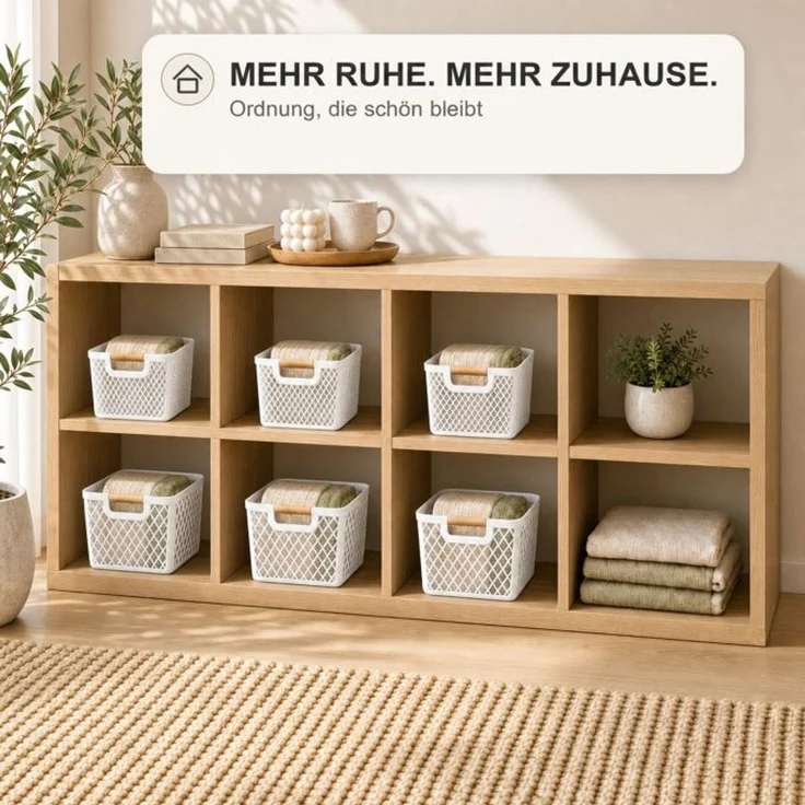 Relaxdays Aufbewahrungskorb 6er Set – Bild 9