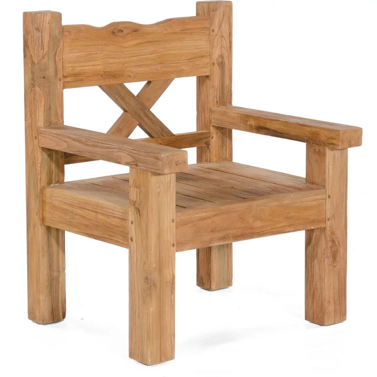 Sonnenpartner Sessel Jumbo Teakholz Old Teak Gartensessel Gartenstuhl