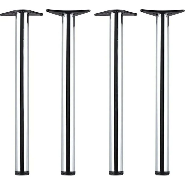 Youyijia Tischbein 4 Stück 710-730mm Regulierbare Tischbeine Ø60mm Edelstahl Tischbeine – Bild 4