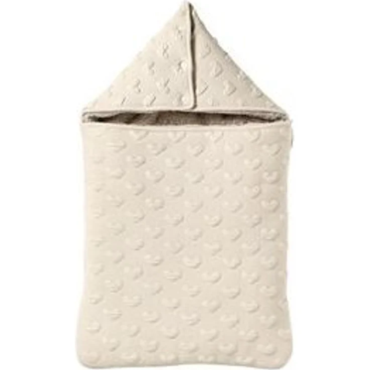 vertbaudet Fußsack Warmer Baby Ausfahrsack mit Jacquard-Herzen – Bild 6