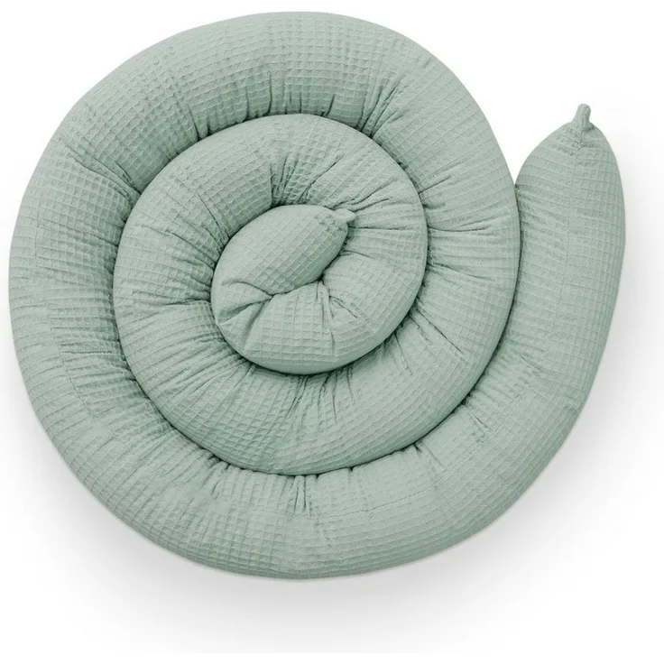 Ehrenkind Nestchenschlange Bettschlange aus 100% Bio-Baumwolle, Schutz und Geborgenheit, (Kuschelschlange, Bettumrandung Babybett), Bettschlange Baby