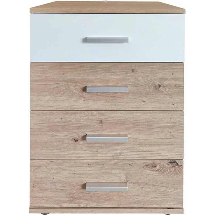 HTI-Line Nachtkommode Nachtschrank Nina mit 4 Schubladen (Stück, 1 Nachtschrank ohne Dekoration), Nachttisch Nachtkommode Nachtkonsole – Bild 2