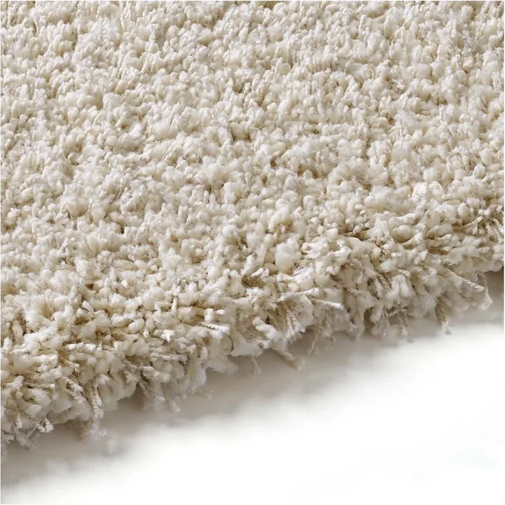 TaraCarpet Langflor-Teppich Ragolle Twilight, rechteckig, Höhe: 60 mm, Shaggy Hochflorteppich weiß Wohnzimmer Schlafzimmer 065x130