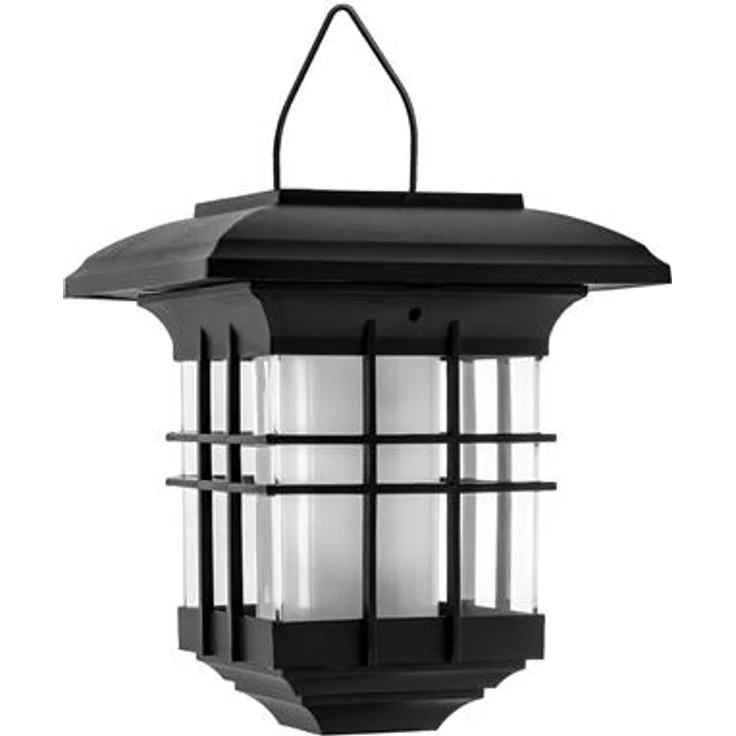 IC Gardenworld LED Laterne 4 in 1 Solar Gartenlaterne mit LED-Licht im Flammeneffekt-Design, LED fest integriert, warm-weiß im Flammeneffekt, zum Stecken, Hängen oder Hinstellen, einfache Montage, kabellos – Bild 4