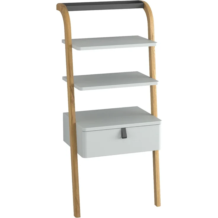 BADEDU PINA Badregal 56 cm breit, Grau – Bild 1