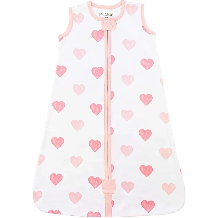 Mama Cheetah Baby Schlafsack, Bio-Baumwolle, Tragbare Babydecke, Schlafsack mit 2-Wege-Reißverschluss, Ganzjahres-Baby-Schlafsack, Kleinkind Junge Mädchen Neugeborenes