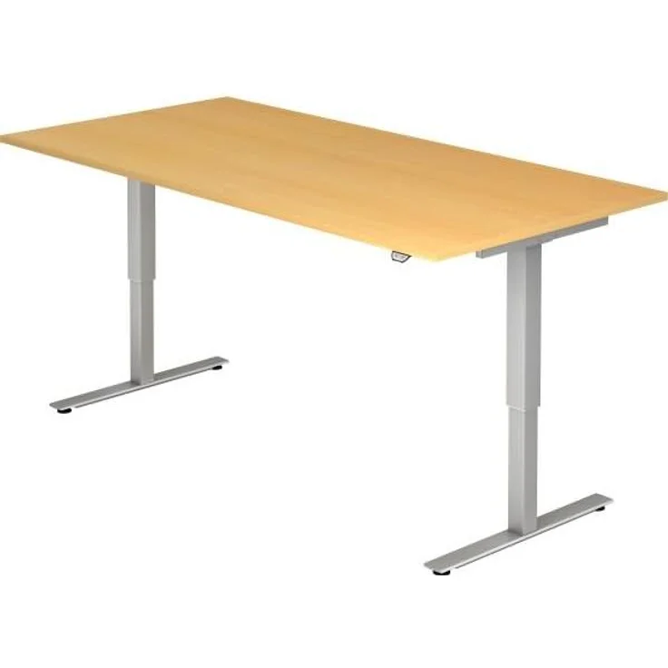 'XMST2E' Sitz-Steh-Schreibtisch elektrisch 200X100cm Buche