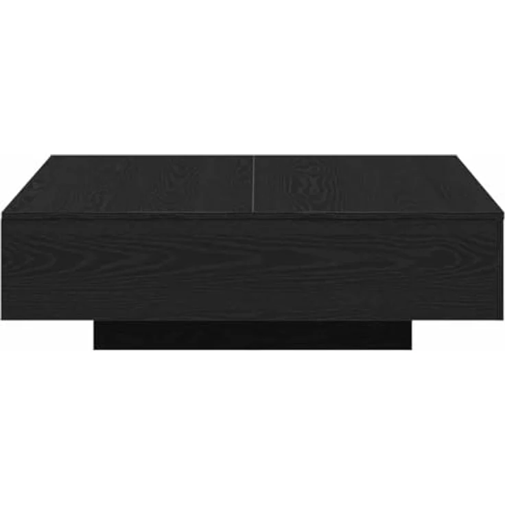 vidaXL Couchtisch Schwarz Eichen-Optik 100 x 100 x 31 cm 863005 – Bild 5