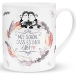 Sheepworld - XL Geschenk- Kaffee- Tasse "Schön dass es dich gibt" 0,6l Box 45397
