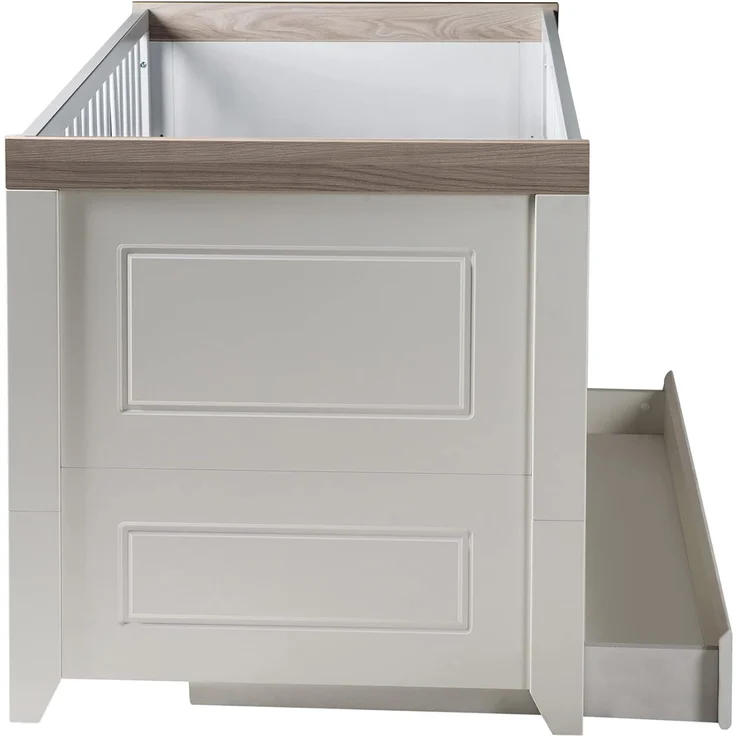 roba Kinderzimmerset 'Felicia' 3-teilig - Bett 70 x 140 - Kleiderschrank 3-türig - Weiß / Luna Elm – Bild 21