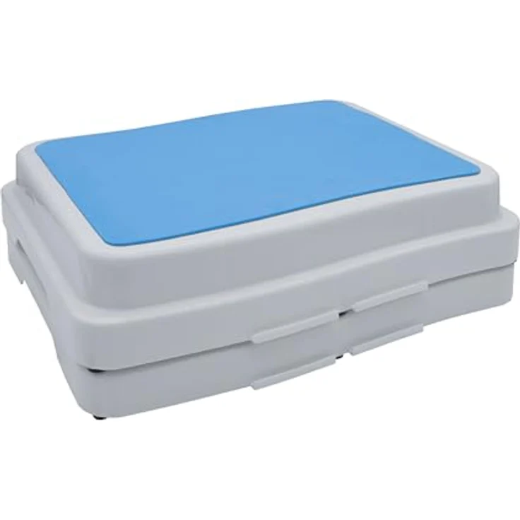 Spetebo Tritthocker Trittstufe stapelbar weiß - 50x40 cm (Set, 1 St, 1er), Antirutsch Badezimmer Tritthocker – Bild 8