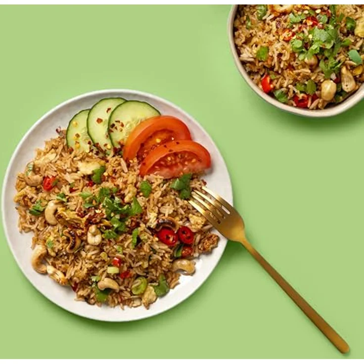Reishunger Premium Wok aus Edelstahl | 32 cm Durchmesser | Mit Glasdeckel | Für alle Herdarten, Induktionsgeeignet | Wabenstruktur mit Antihaftbeschichtung | Spülmaschinengeeignet, Ofenfest – Bild 7