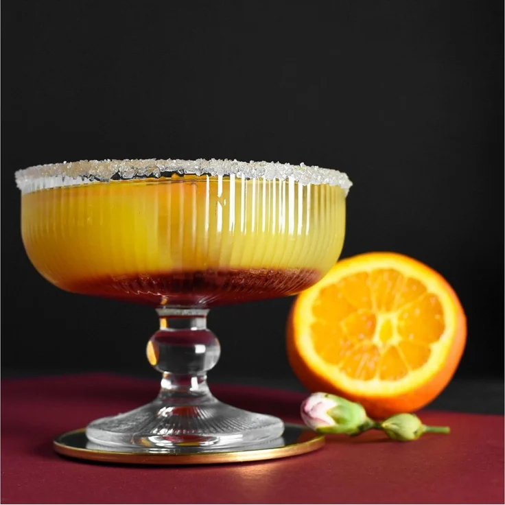 6 Martinigläser Cocktailgläser Eisbecher aus Glas 320ml Dessertschalen – Bild 2