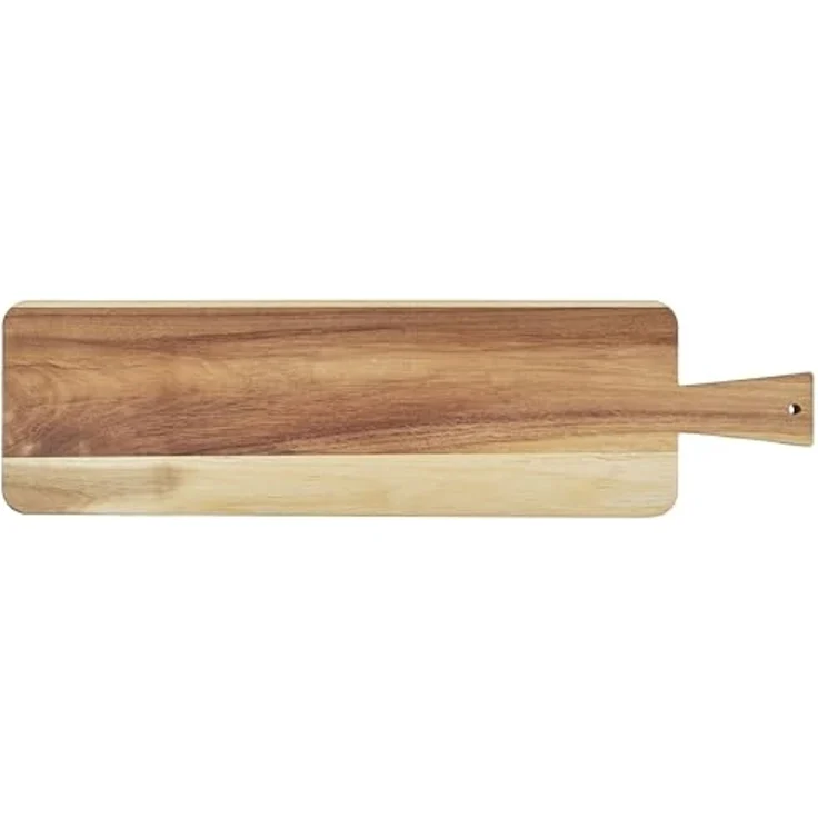 HOME DECO FACTORY, KA0328, 60 cm Acacia Stand, ideal for Serving Tapas and aperitifs, elegant Design and Easy to Maintain, Brown Color – Bild 3