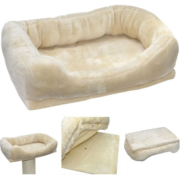 nanook Kratzbaum Liegemulde beige 53x40 cm – Bild 5