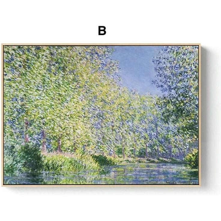Poster Vintage Claude Monet · Deko Print ohne Rahmen - 40x30 cm / F – Bild 3