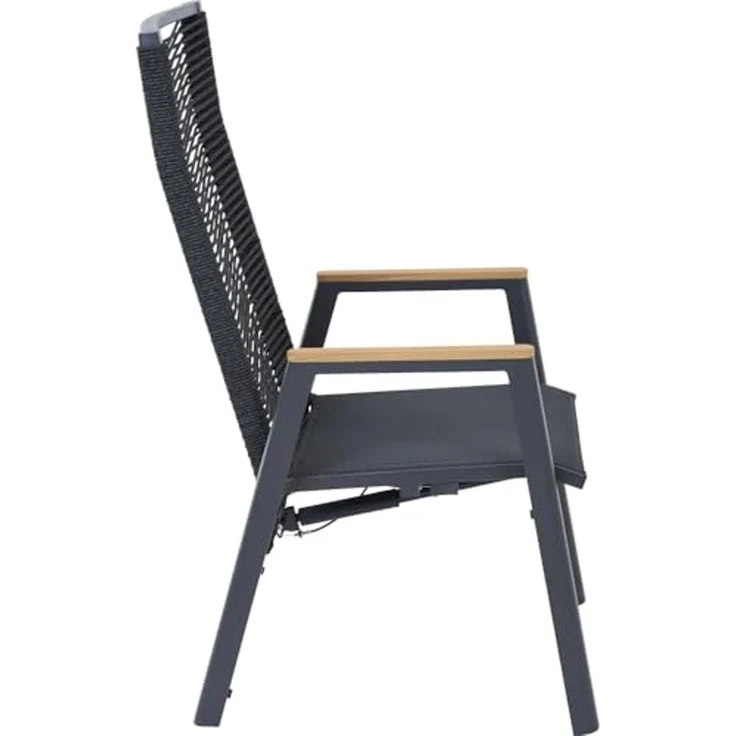 Siena Garden Bologna Move Sessel, Rope, Alu, Teak T88490 – Bild 5