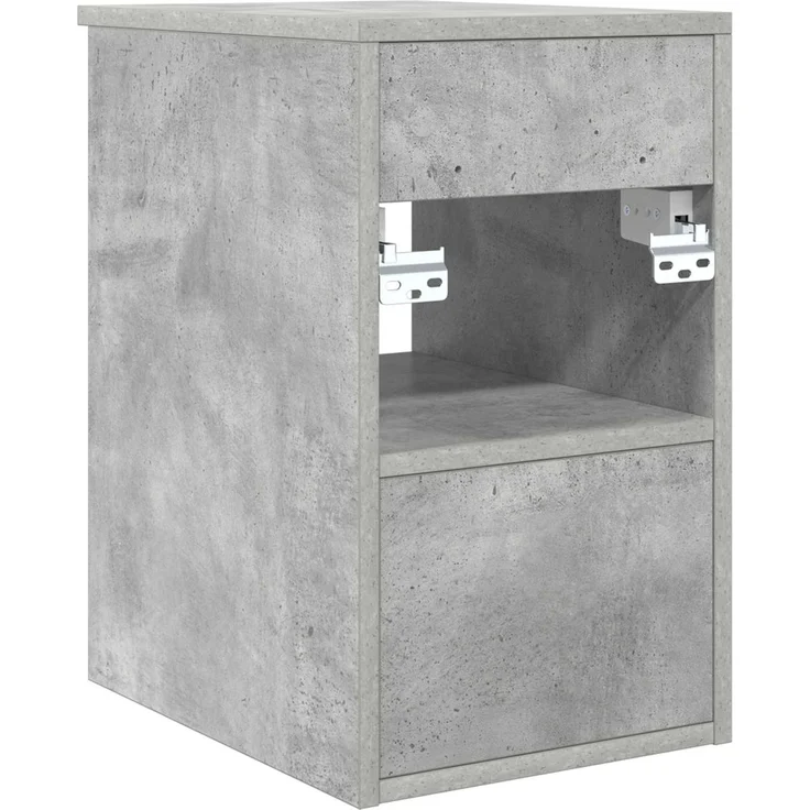 vidaXL Badezimmerschrank Betongrau 30 x 41 x 50 cm Holzwerkstoff 890345 – Bild 6