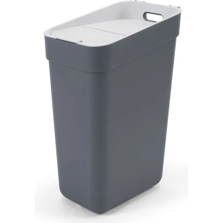 Curver 'Ready To Collect' Mülleimer, Kunststoff, Dunkelgrau, 30 Liter