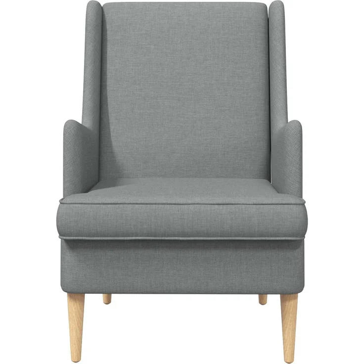 vidaXL Sessel Hellgrau Stoff 42029948 – Bild 2