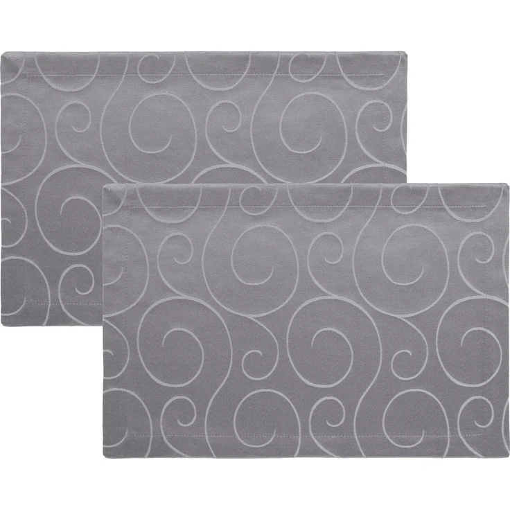 Erwin Müller Platzset Tischset 2er-Pack, Damast Uni – Bild 1