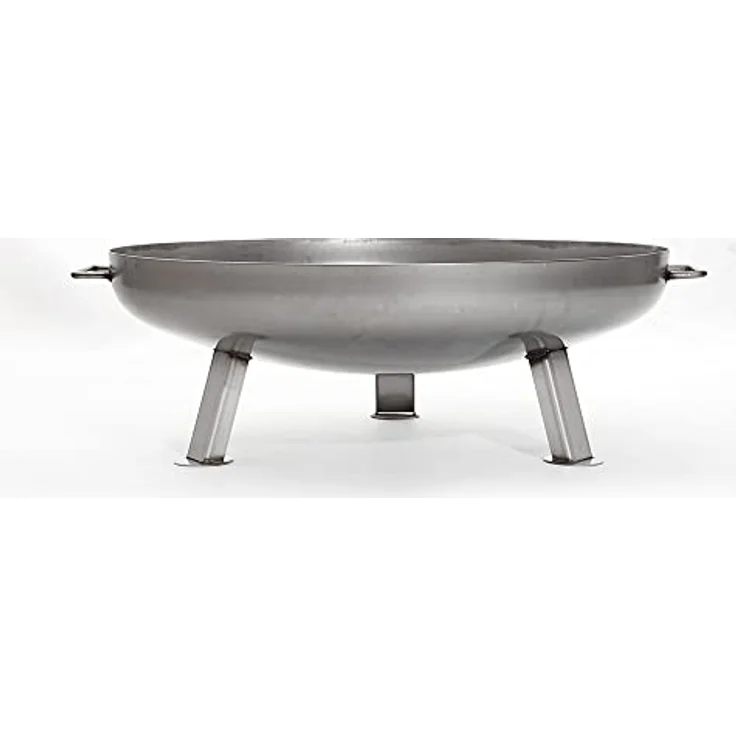 Czaja Feuerschalen® Edelstahl Feuerschale Bonn Ø 80 cm - mit Wasserablaufbohrung - aus rostfreiem, hitzebeständigem Edelstahl, Rostfreie Feuerschale für den Garten und Terrasse – Bild 5