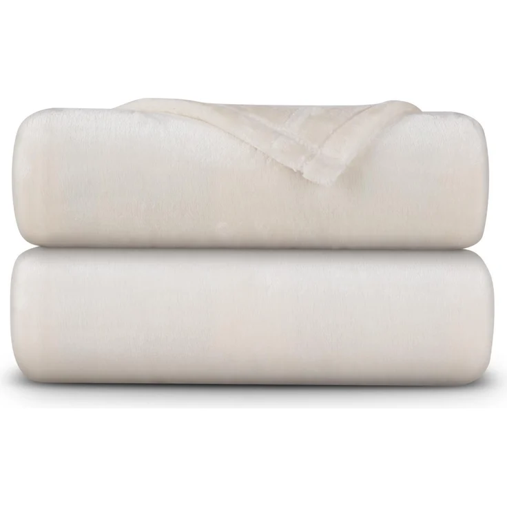 Kuscheldecke Cashmere Touch 150x200cm ( Off White ) Flauschige Wohndecke für Sofa, Couch und Bett, Tagesdecke OEKO-TEX - Sofaüberwurf – Bild 2