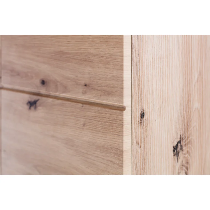 Trendteam 'Amanda' Midischrank, Holz, 132 x 31 x 73 cm, Asteiche – Bild 10
